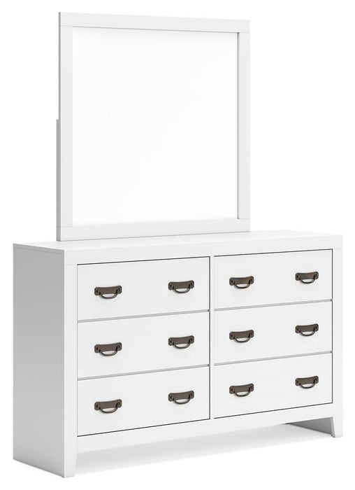 Binterglen Queen Panel Bed, Dresser, Mirror, Chest and Nightstand