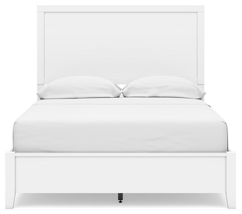 Binterglen Full Panel Bed with Mirrored Dresser