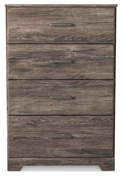 Ralinksi King Panel Bed, Dresser, Mirror, Chest and Nightstand