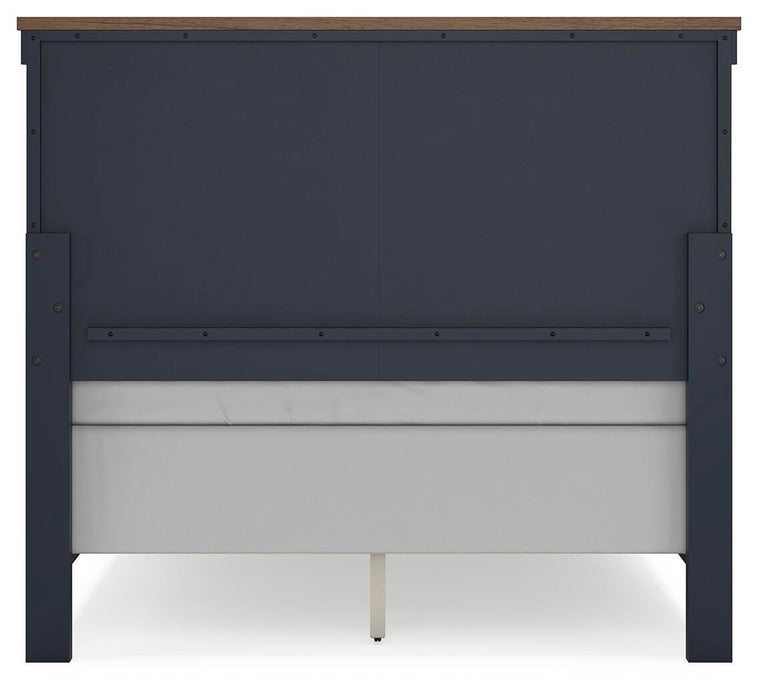Landocken Full Panel Bed, Dresser and Mirror