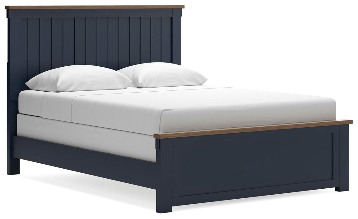 Landocken Queen Panel Bed, Dresser, Mirror, Chest and Nightstand