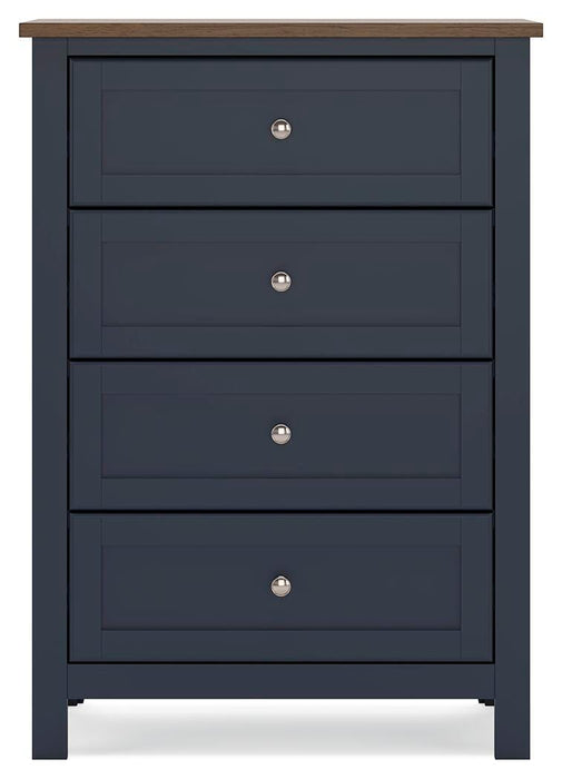 Landocken Queen Panel Bed, Dresser, Mirror, Chest and Nightstand