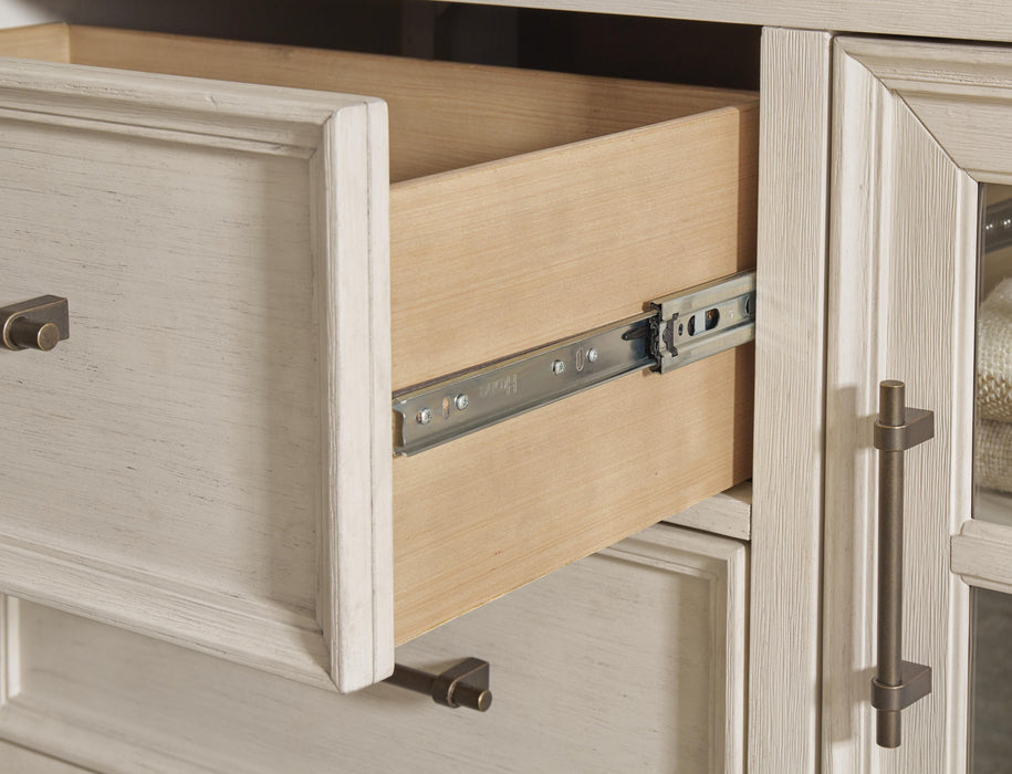 Shaybrock California King Panel Bed, Dresser, Mirror and Nightstand