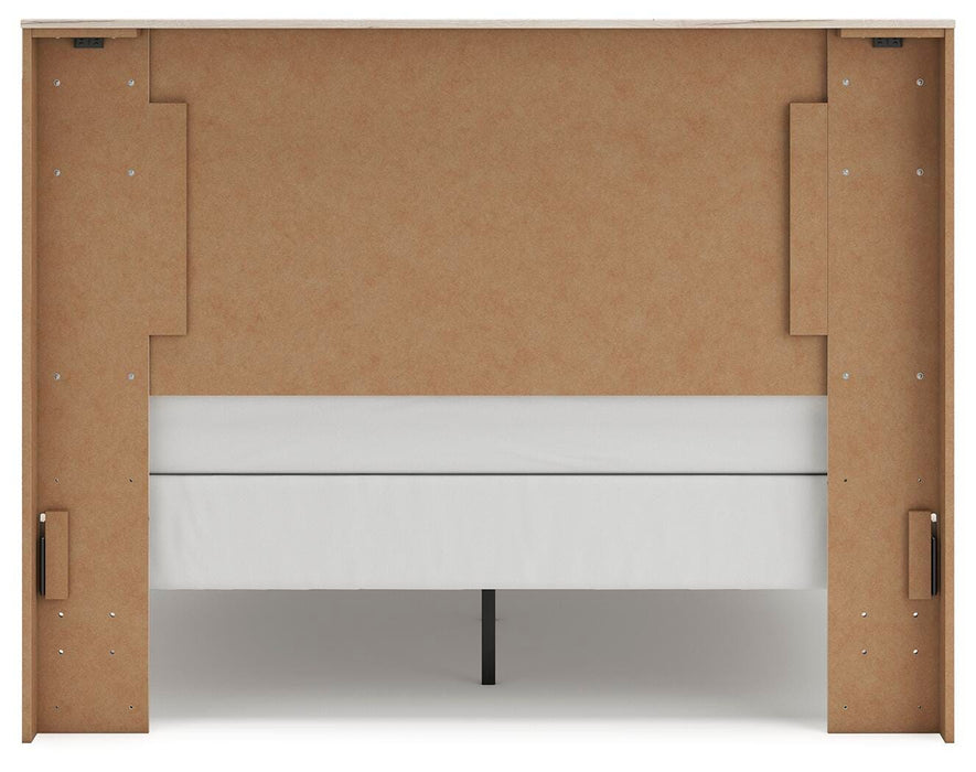 Lawroy Queen Panel Bed, Dresser, Mirror and Nightstand