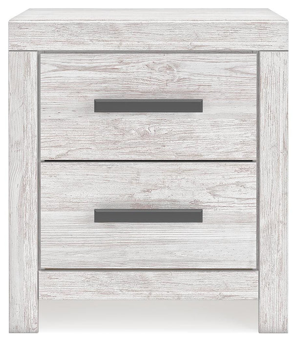 Cayboni King Panel Bed, Dresser, Mirror, Chest and Nightstand
