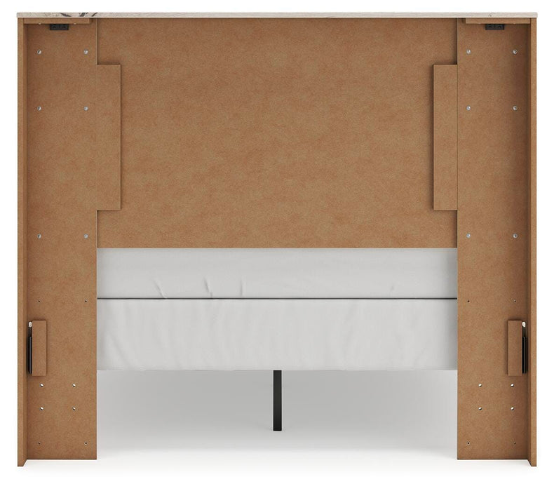 Lawroy Full Panel Bed, Dresser, Mirror and Nightstand