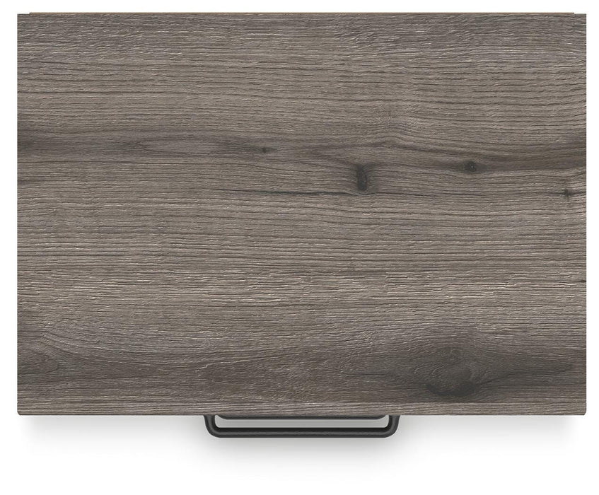 Graystorm Full Panel Storage Bed, Dresser, Mirror, Chest and Nightstand