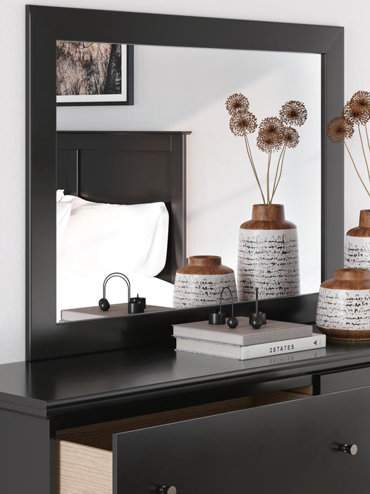 Maribel Twin Panel Bed, Dresser, Mirror and Nightstand