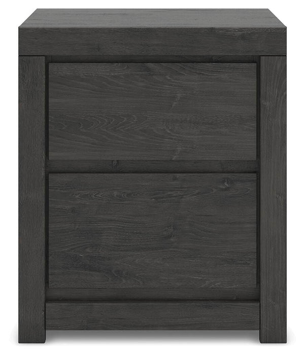 Fraluna Queen Panel Storage Bed, Dresser, Mirror and Nightstand