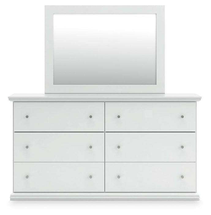 Bostwick Shoals King Panel Bed, Dresser and Mirror