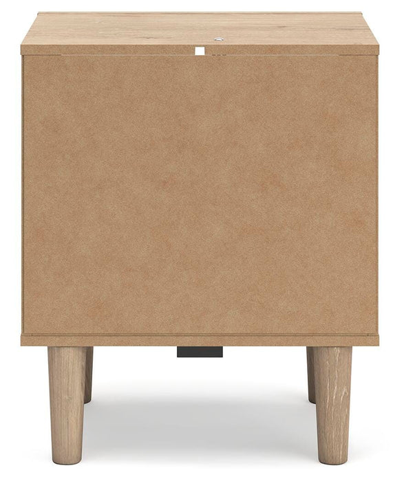 Cielden Full Upholstered Bed with Roll Slats, Dresser, Mirror, Chest and Nightstand