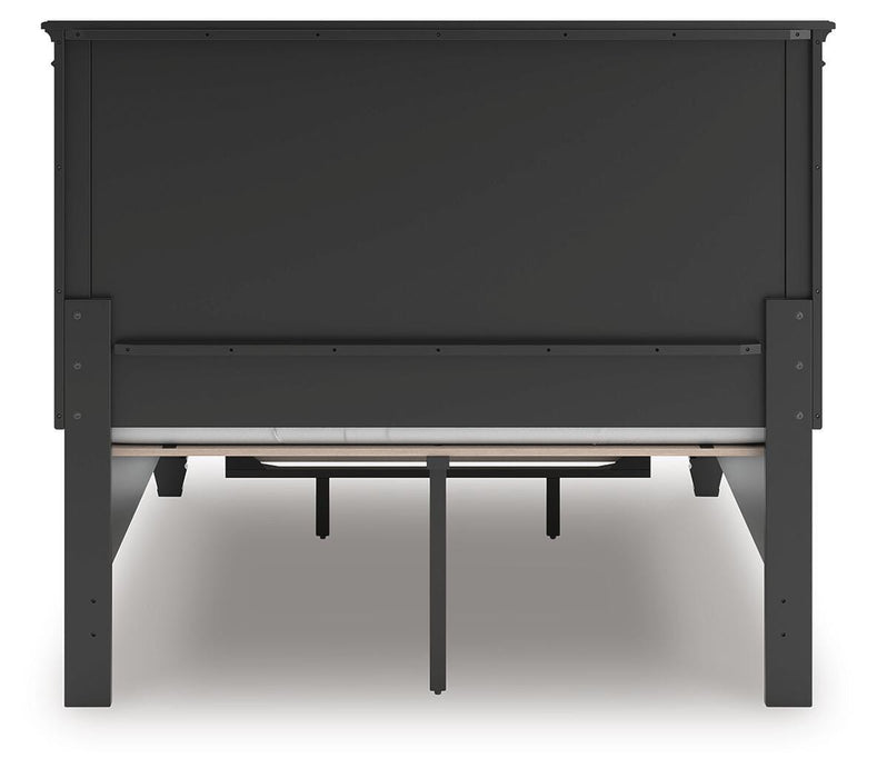 Lanolee Full Panel Storage Bed, Dresser, Mirror and Nightstand