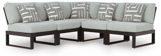 Ashley Express - Beachloft 5-Piece Outdoor Sectional