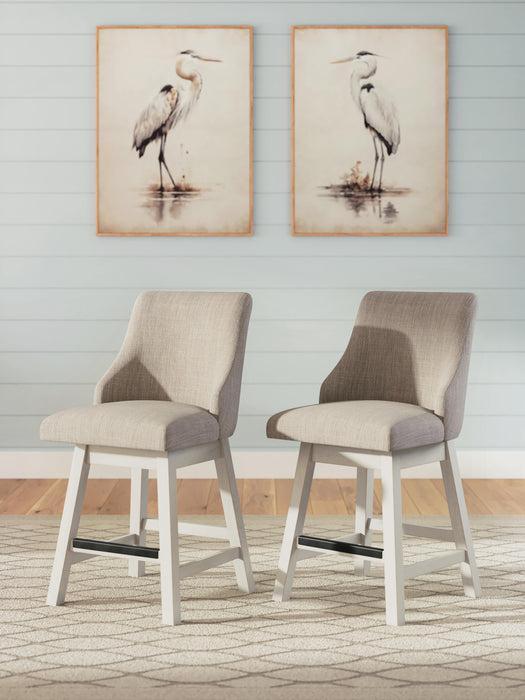 Ashley Express - Robbinsdale UPH Swivel Barstool (2/CN)