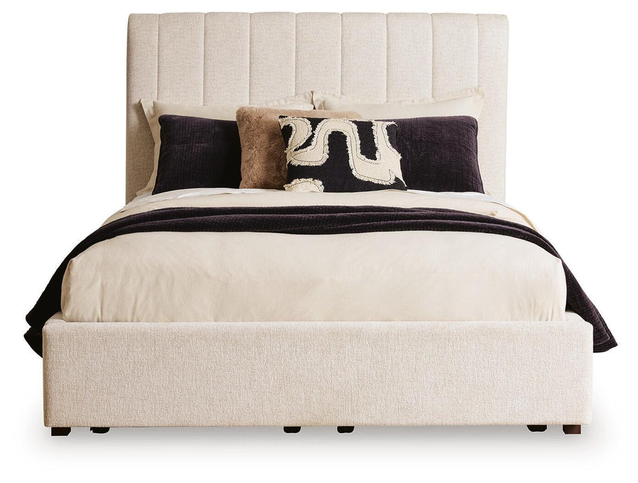 Shoralli Queen Upholstered Storage Bed