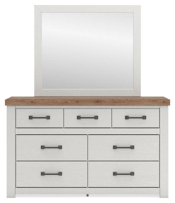 Savonport King Panel Bed. Dresser, Mirror and Nightstand