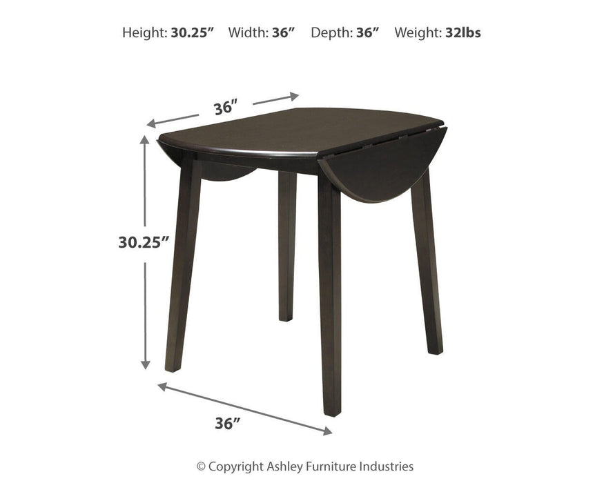 Ashley Express - Hammis Round DRM Drop Leaf Table