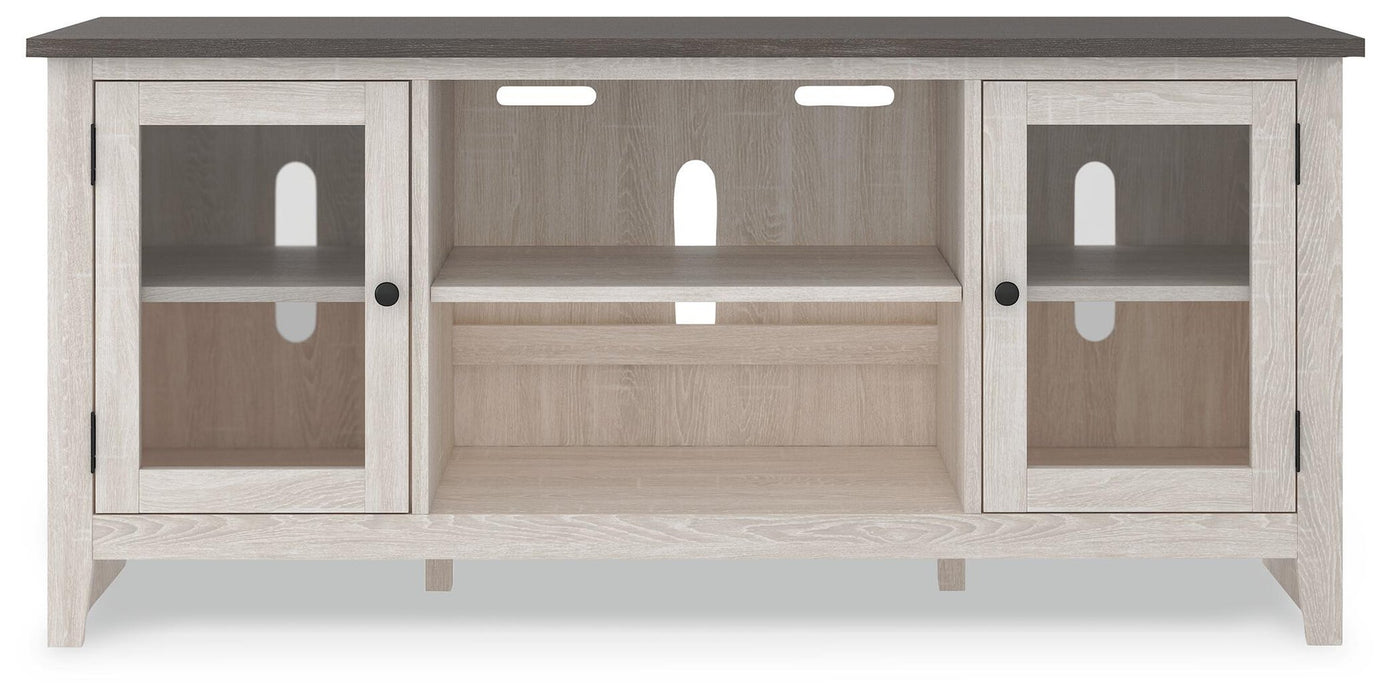 Ashley Express - Dorrinson LG TV Stand w/Fireplace Option