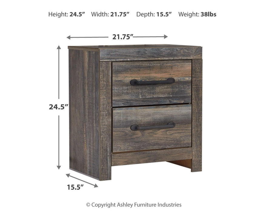 Ashley Express - Drystan Two Drawer Night Stand