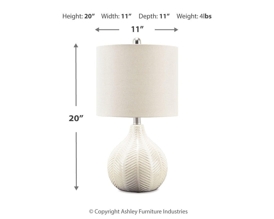 Ashley Express - Rainermen Ceramic Table Lamp (1/CN)