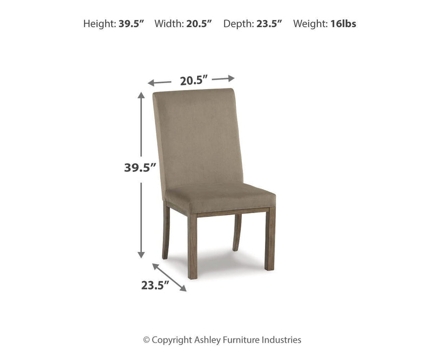 Ashley Express - Chrestner Dining UPH Side Chair (2/CN)