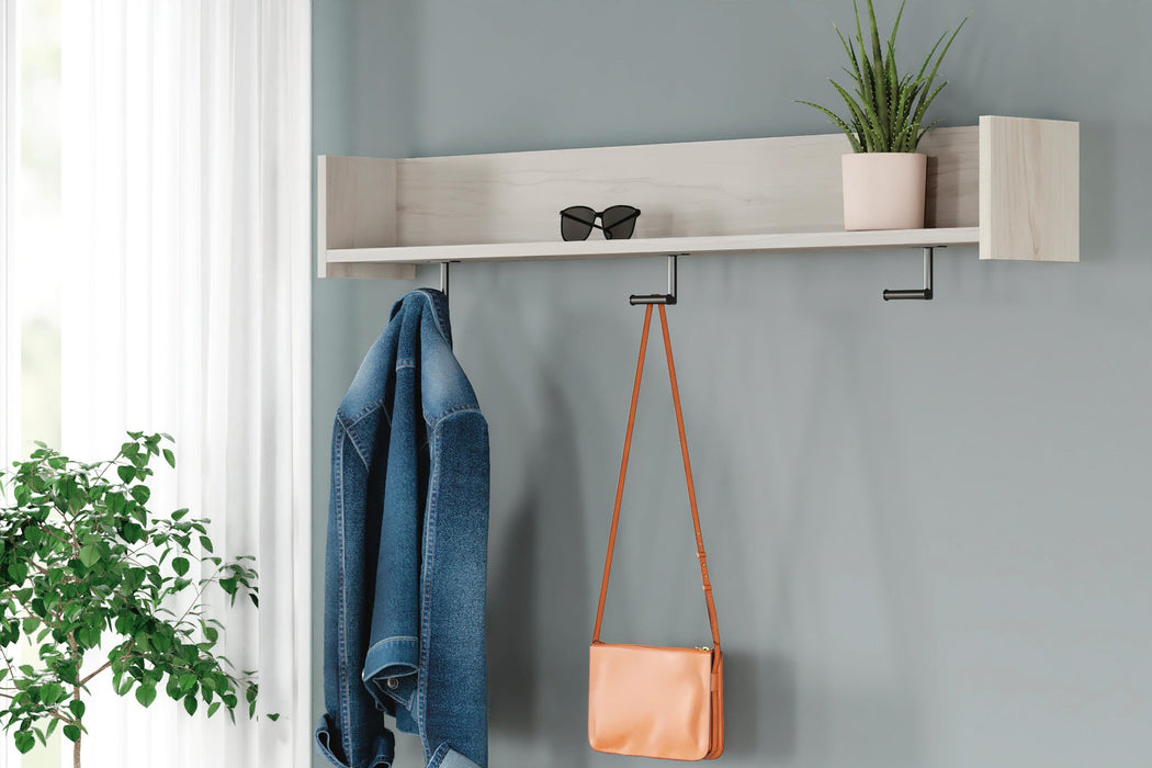 Ashley Express - Socalle Wall Mounted Coat Rack w/Shelf
