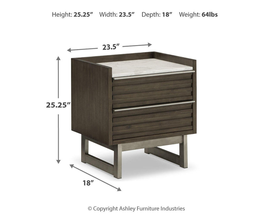 Ashley Express - Arkenton Two Drawer Night Stand