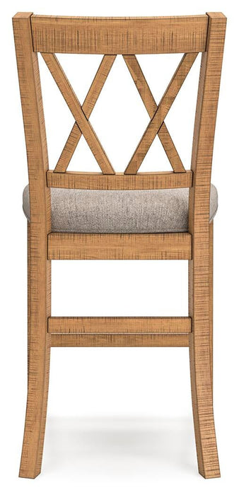 Ashley Express - Havonplane Upholstered Barstool (2/CN)