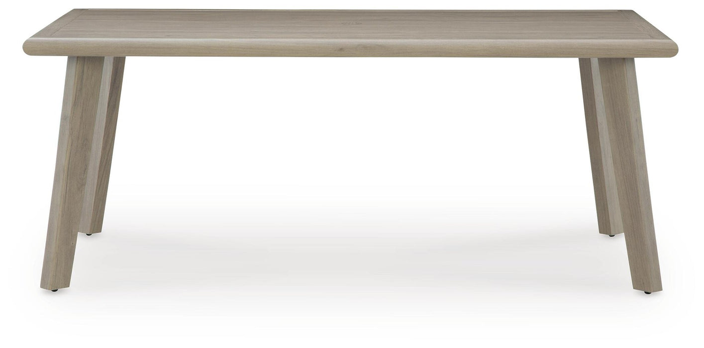 Cliff Trails RECT Dining Table w/UMB OPT