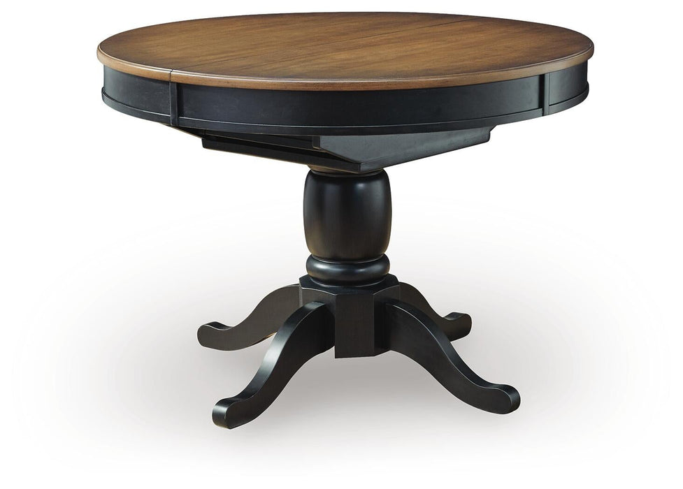 Ashley Express - Clorazi Oval DRM Butterfly EXT Table