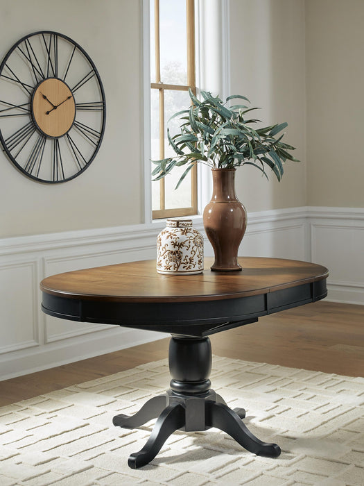 Ashley Express - Clorazi Oval DRM Butterfly EXT Table