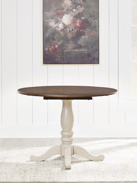 Ashley Express - Wirloni Round DRM Drop Leaf Table