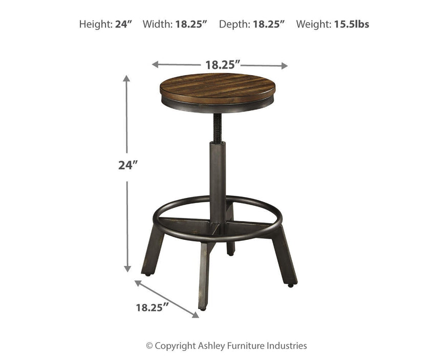 Ashley Express - Torjin Counter Height Dining Table and 4 Barstools