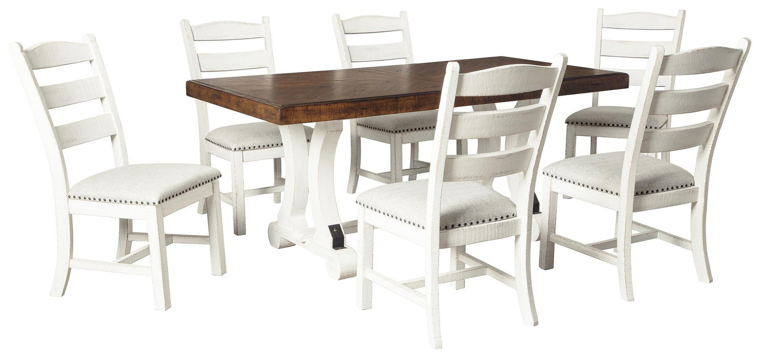 Valebeck Dining Table and 6 Chairs