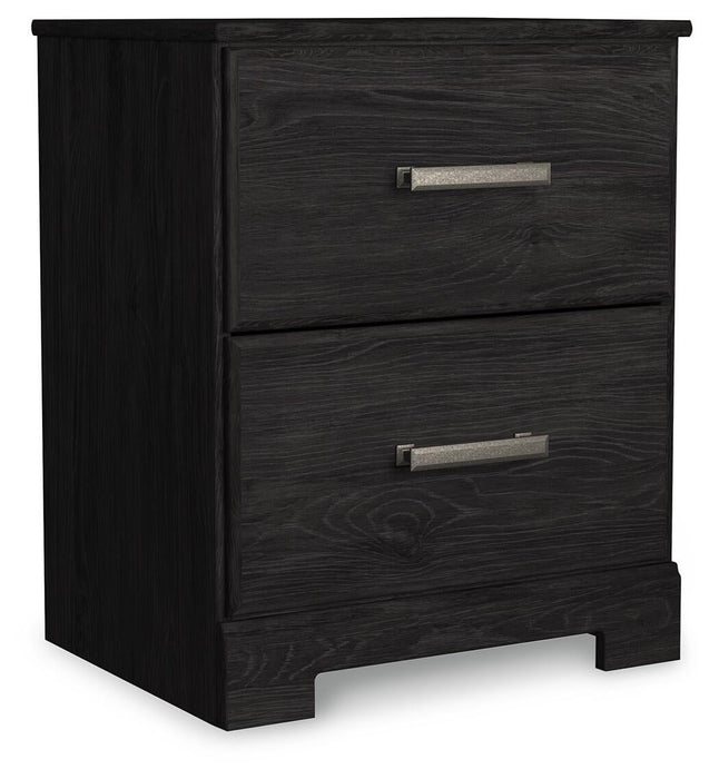 Belachime Queen Panel Bed with Mirrored Dresser, Chest and Nightstand