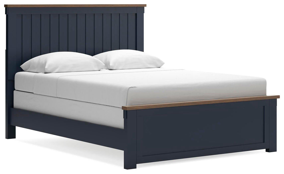 Landocken Queen Panel Bed, Dresser, Mirror and Nightstand