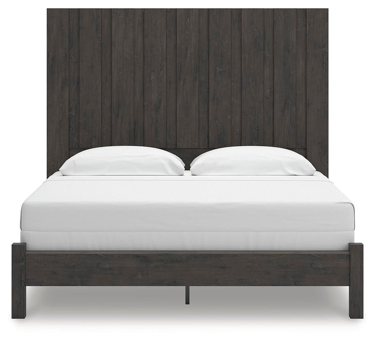 Parlayon King Panel Bed, Dresser, Mirror, Chest and Nightstand