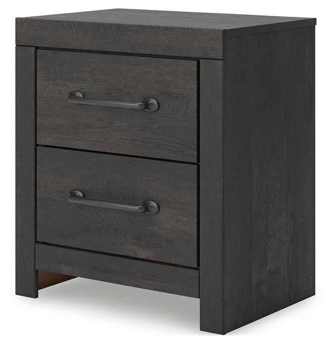 Delmorta Twin Panel Bed, Dresser, Mirror, Chest and Nightstand