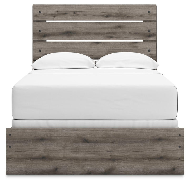 Urbanoore Full Panel Bed, Dresser, Mirror, Chest and Nightstand