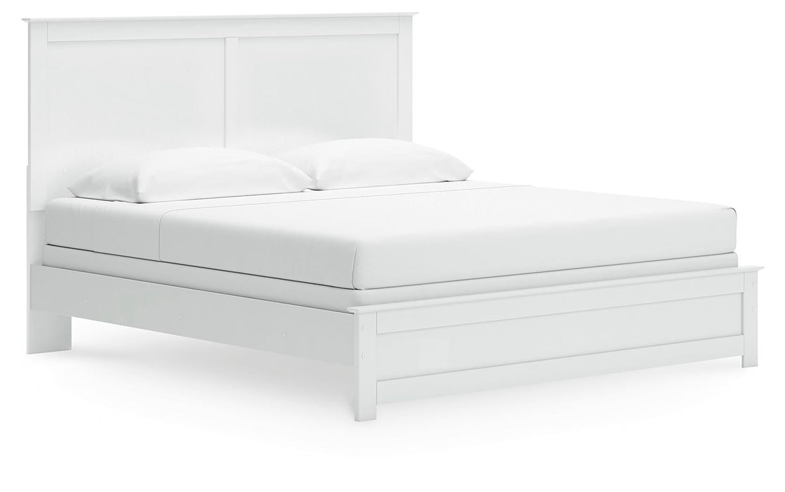 Bostwick Shoals King Panel Bed, Dresser and Mirror