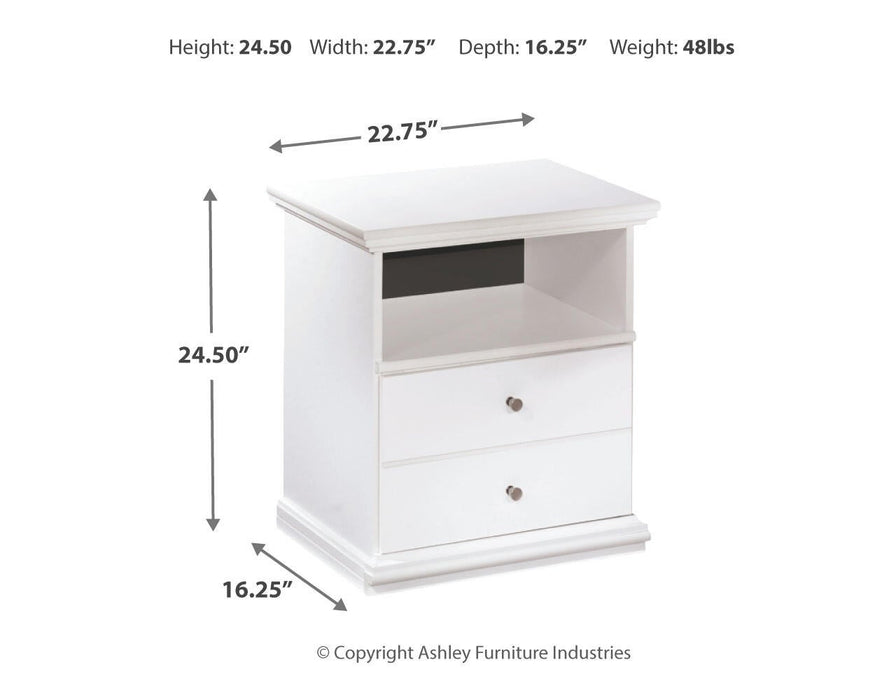 Bostwick Shoals Twin Panel Bed, Dresser, Mirror, Chest and Nightstand