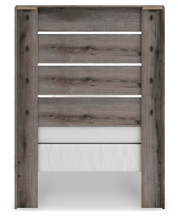 Urbanoore Twin Panel Bed, Dresser, Mirror and Nightstand