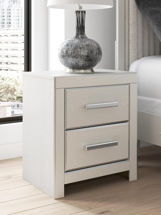 Birmonton King Upholstered Panel Bed, Dresser, Mirror, Chest and Nightstand