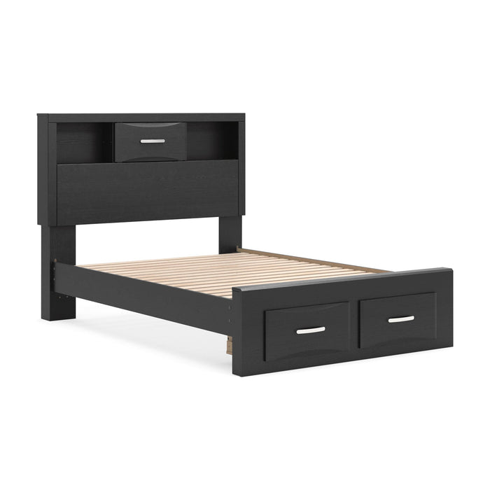 Stabotta Full Bookcase Storage Bed