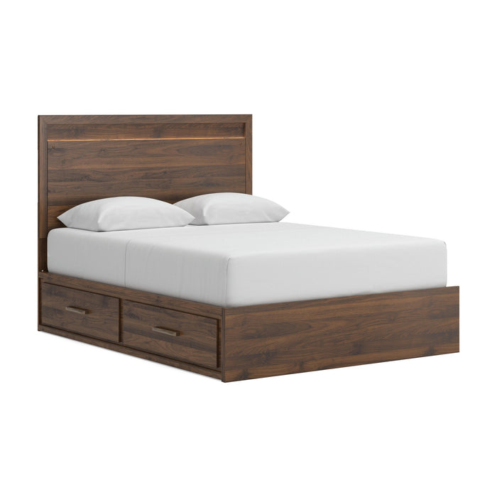 Ashley Express - Janfyn Queen Panel Bed with 2 Sided Storage