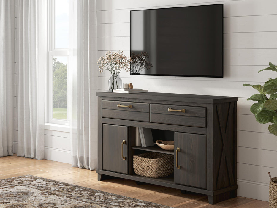 Brazen Valley LG TV Stand w/Fireplace Option
